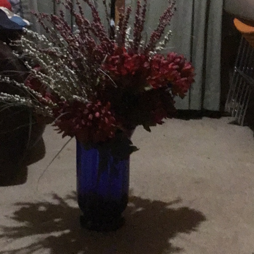 A vase with flowers